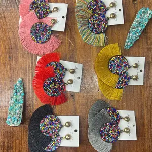 Color blink earrings