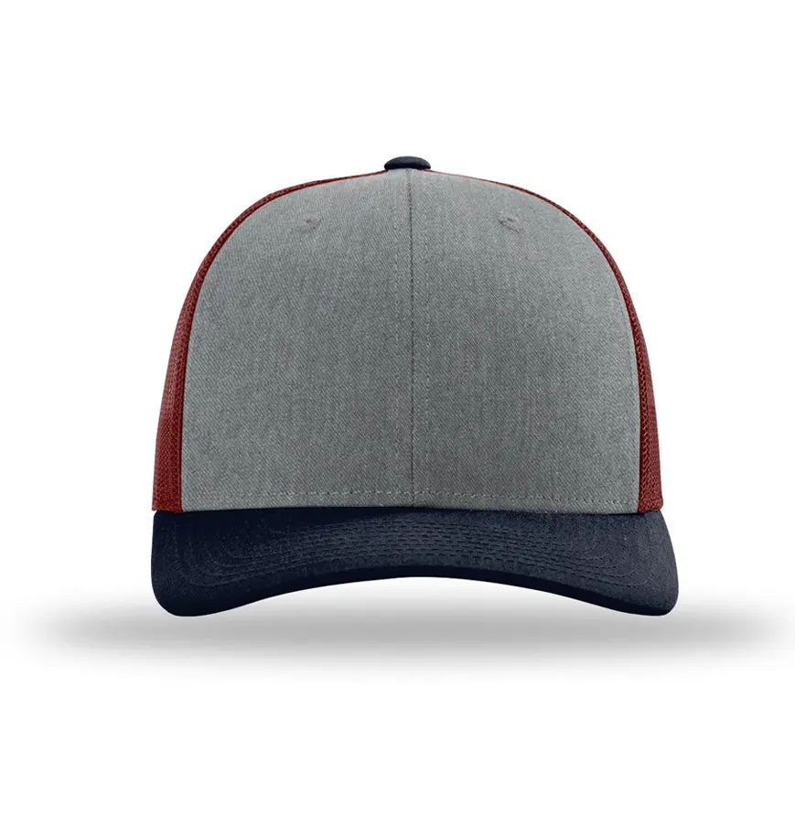 Heather Grey/Cardinal/Navy