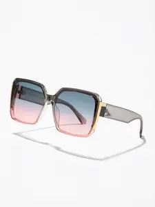 Unisex Fashionable All-match Tinted Lens Sunglasses, Trendy Casual Sunglasses for Everyday Use, Fashion Accessories for Outdoor Activities, Sun Protective Sunglasses, Fashionable Frames Sunglasses
