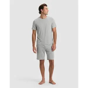 Cozy Earth Bamboo Stretch-Knit Short Sleeve Pajama Set | Ultra-Soft Bamboo Viscose Lounge Set