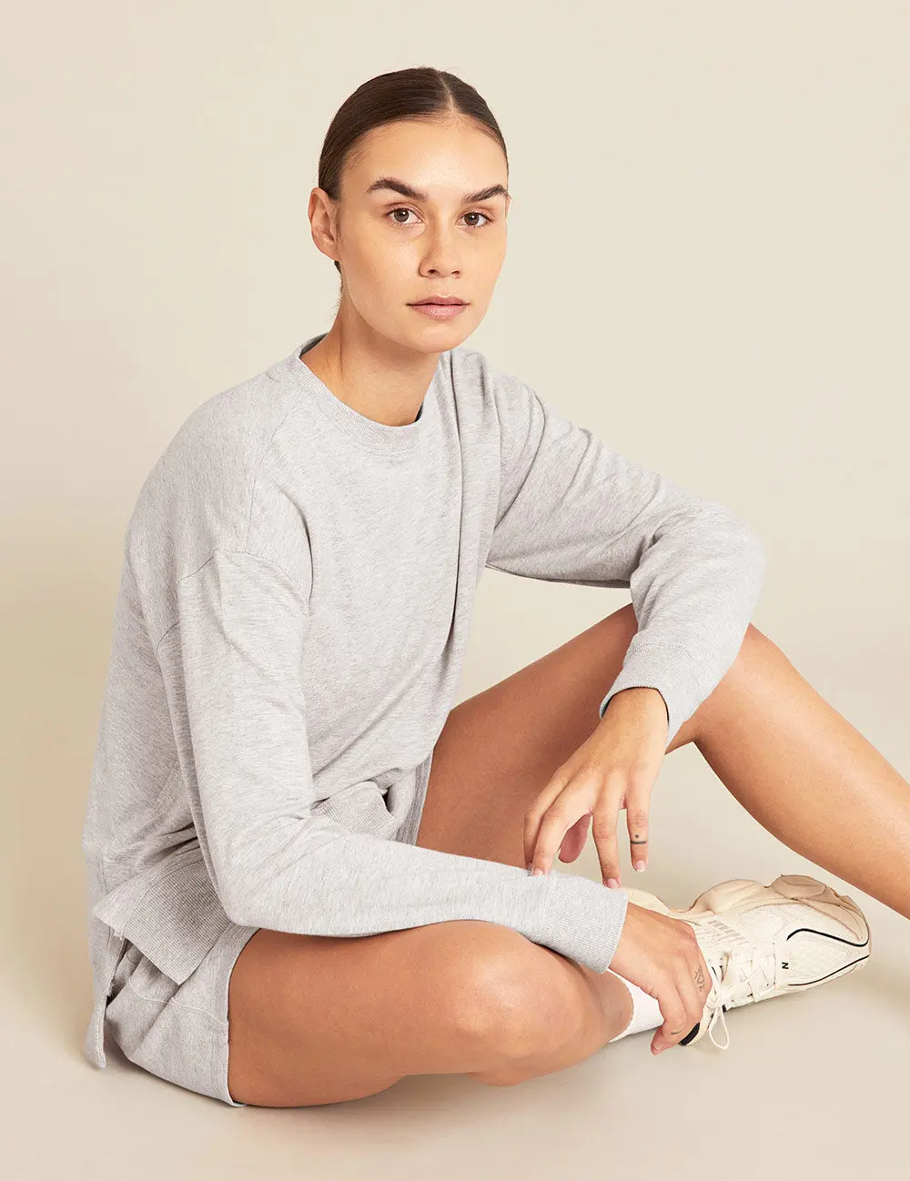 Women's Lightweight Pullover - Grey Marl
