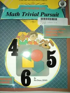 USED-Math Trivial Pursuit: Intermediate Level (A Good Apple Math Activity Book for Grades 4-6) by Pat Dunn (Paperback)