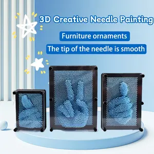 A creative 3D hand-painted drawing board with bright colors, various pattern designs and unisex appeal for free creation. It helps cultivate children's 3D design and creativity skills. A fun and interesting 3D needle-painting drawing board.