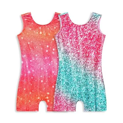 2pcs Shiny Pink Green ＆ Shiny Rose