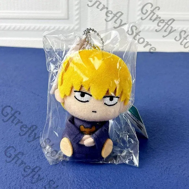 Mob Psycho 100 Kageyama Shigeo Reigen Arataka Q-version Hand Puppet Pendant Mascot Anime Cotton Hanging Ornament Official