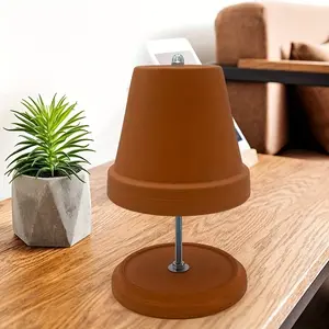 Terracotta Finish Tea Light Oven Radiator Candle Heating Kit - Terracotta Candle Lamps, 1-Piece Home Decor, Provides Warmth & Ambiance for Living Rooms, Covers 4-8 sq m