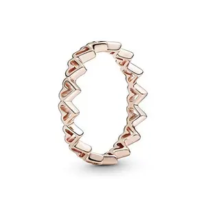 Pandora Freehand Hearts Ring