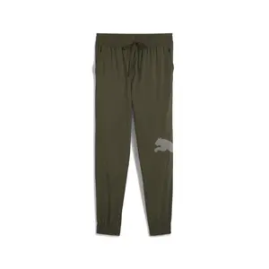 PUMA Mens Train All Day Cat Woven Pants Casual - Green