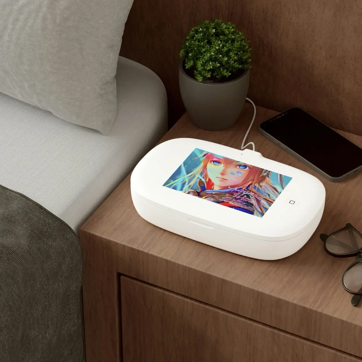 Cicada Striker UV Phone Sanitizer and Wireless Charging Pad - Smartphone and Cellphone Accessories Electronic Mobile Charger fast belkin