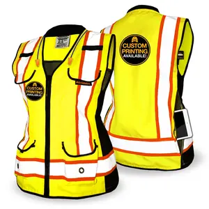 KwikSafety GODMOTHER Safety Vest for Women (RELAXED FIT) Class 2 ANSI Tested OSHA Compliant Reflective Work Gear - Model No.: KS3336