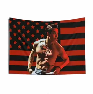 Skz Bang Chan Shirtless 3x5FT America Flag, Hd Prints Vivid Color Custom Kpop Flag, Skz Dominate Tour Merch, Gift Ideas Stays, Birthday Gift & Concert Merch