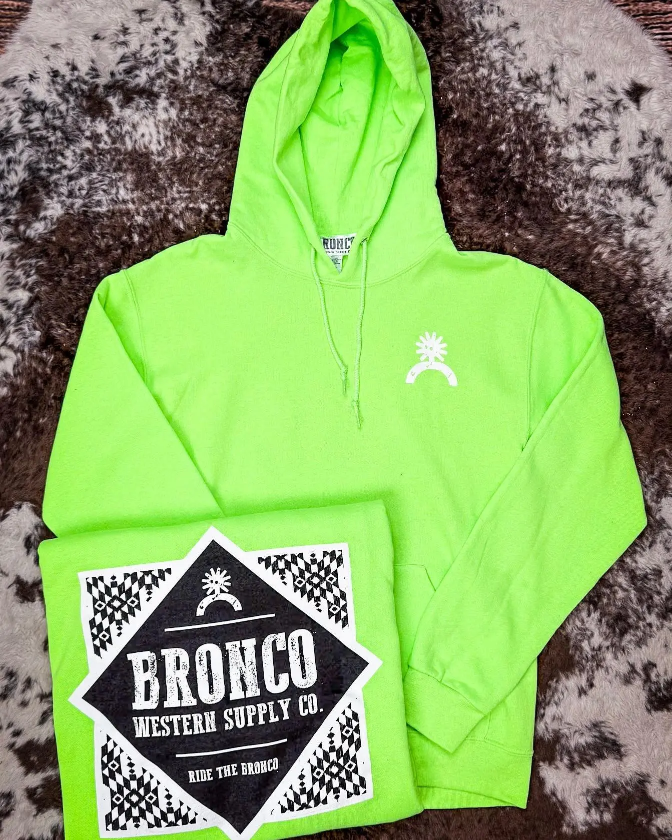 Women's Havasu Hoodie - Neon Green, Spandex Fabric, Smooth Sweatshirt with Pocket