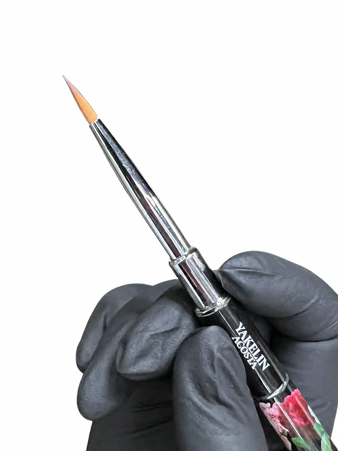 YAKELIN ACOSTA Architect 3D Flat Nail Brush - Professional Sculpting & Blending Tool for Acrylic, Gel & Watercolor Inks, Multi-Technique Artist Brushes for Nails, Nail Care