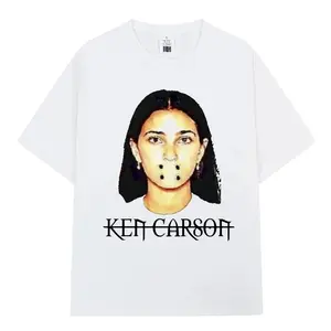 Ken Carson - White Shirt Graphic Tees Menswear Top Classic Stylish Streetwear Tshirt Man Round Neck