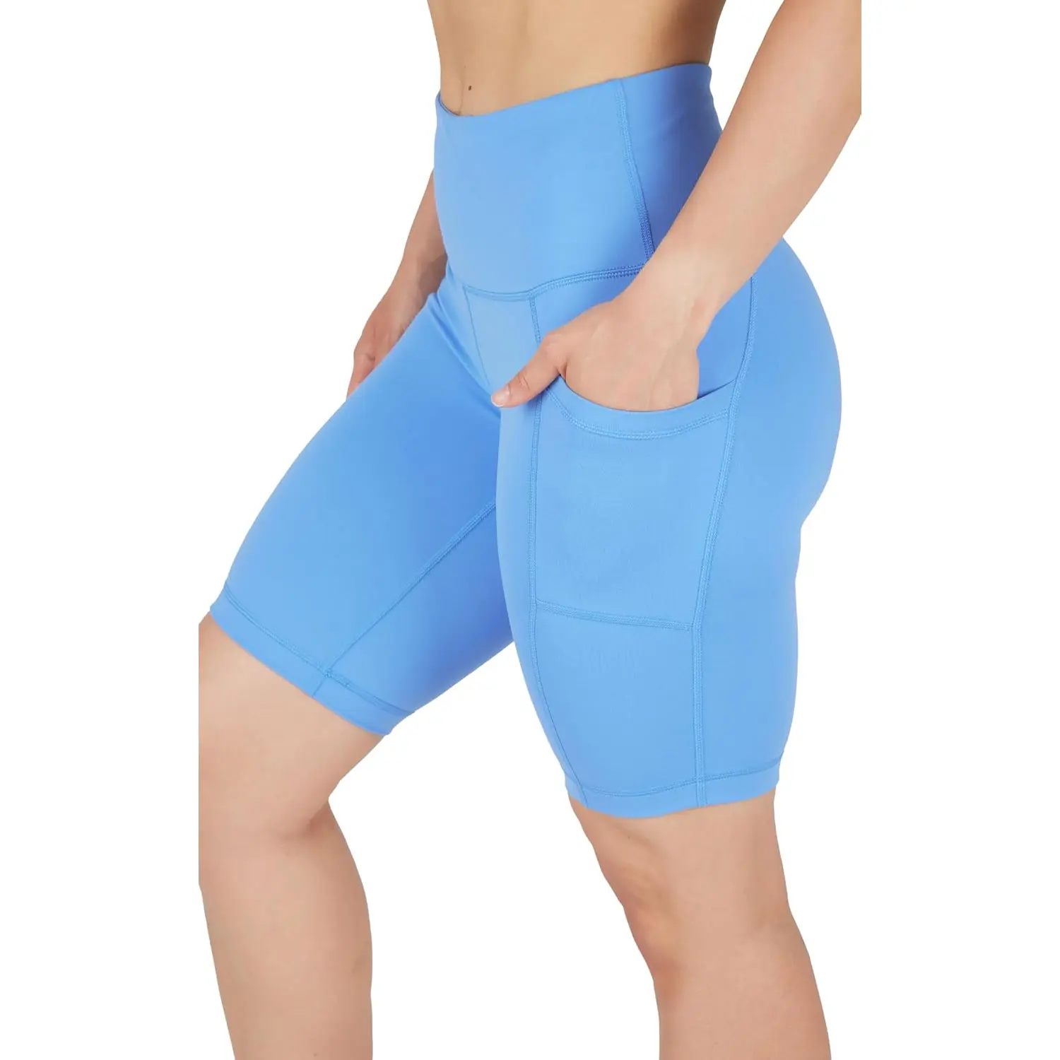 Yogalicious Womens High Waisted Biker Shorts Workout Running Spandex Yoga Shorts 3.5", 5", 7", 9"
