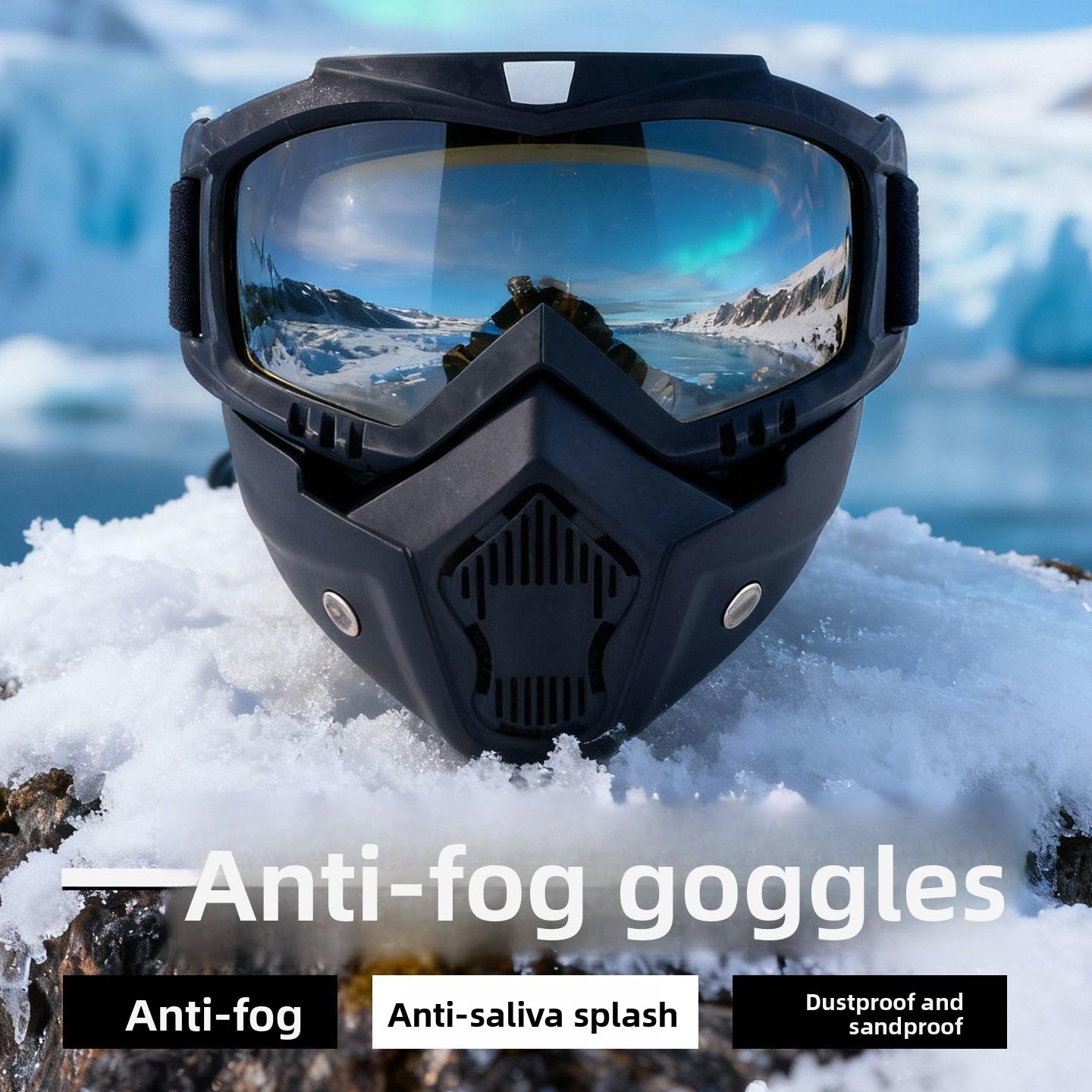 Welding protective mask, anti-splash, anti-glare, heat-insulating, anti-fog, labor protection, construction site work goggles, breathable hole mask