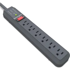 Guardian 6 Outlet, 15-Foot Cord, & 540 Joules Premium Surge Protector (K38215NA), Black
