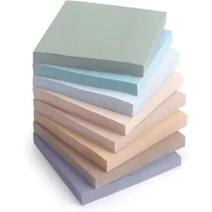 Colors Sticky Notes 3x3 inch, 8 Pads, Self-Stick Note Pads, Super Sticky Self-Adhesive Sticky Notes, 8 Pads/Pack, 80 Sheets/Pad