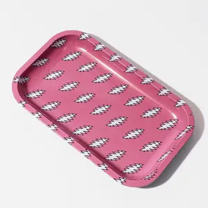 Blazy Susan Metal Tray | Medium Decorative Display Tray, Limited Edition