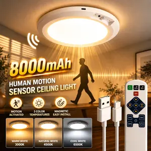 LED Motion Sensor Charging ceiling lamp
