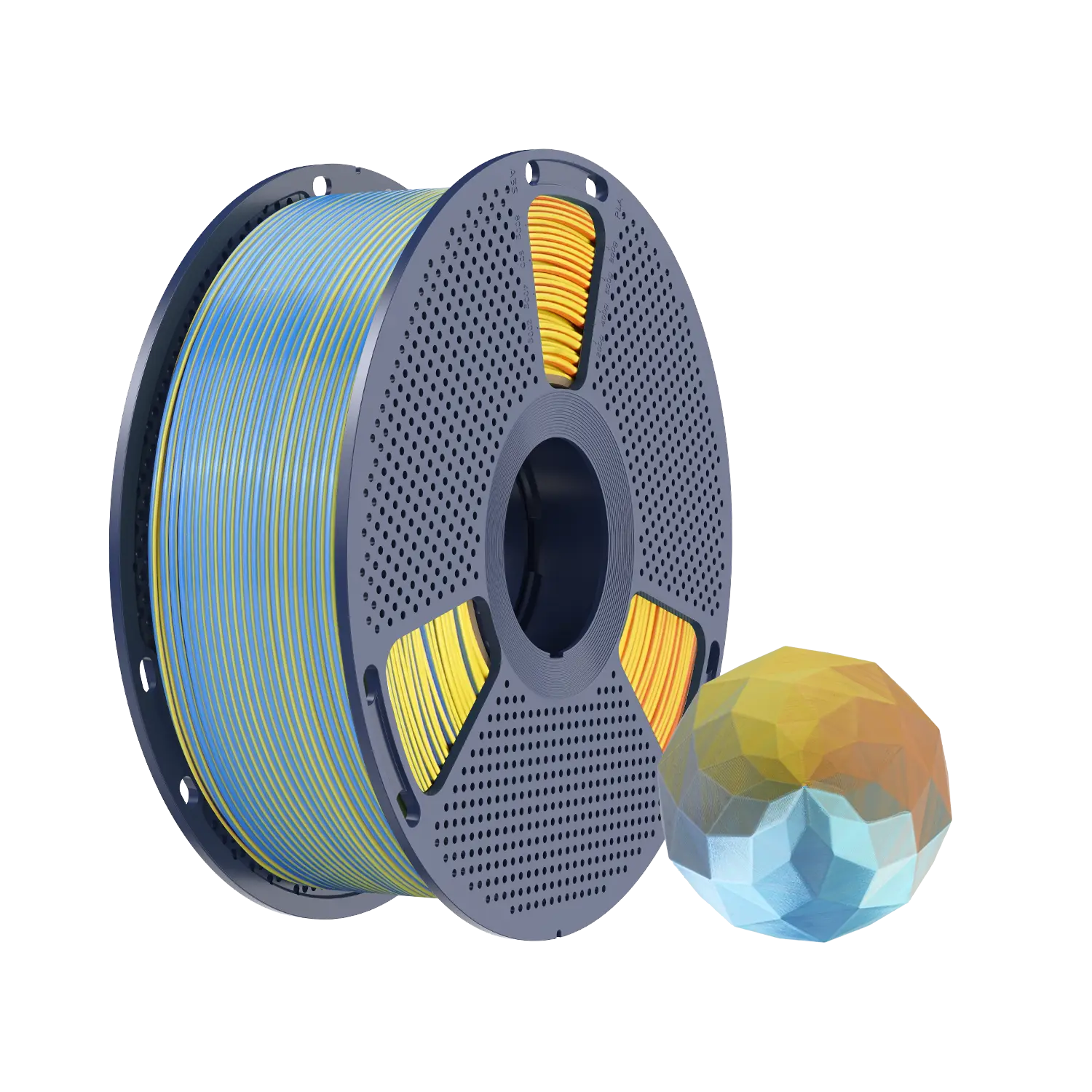 Four-Color | Blue+Purple+Orange+Yellow