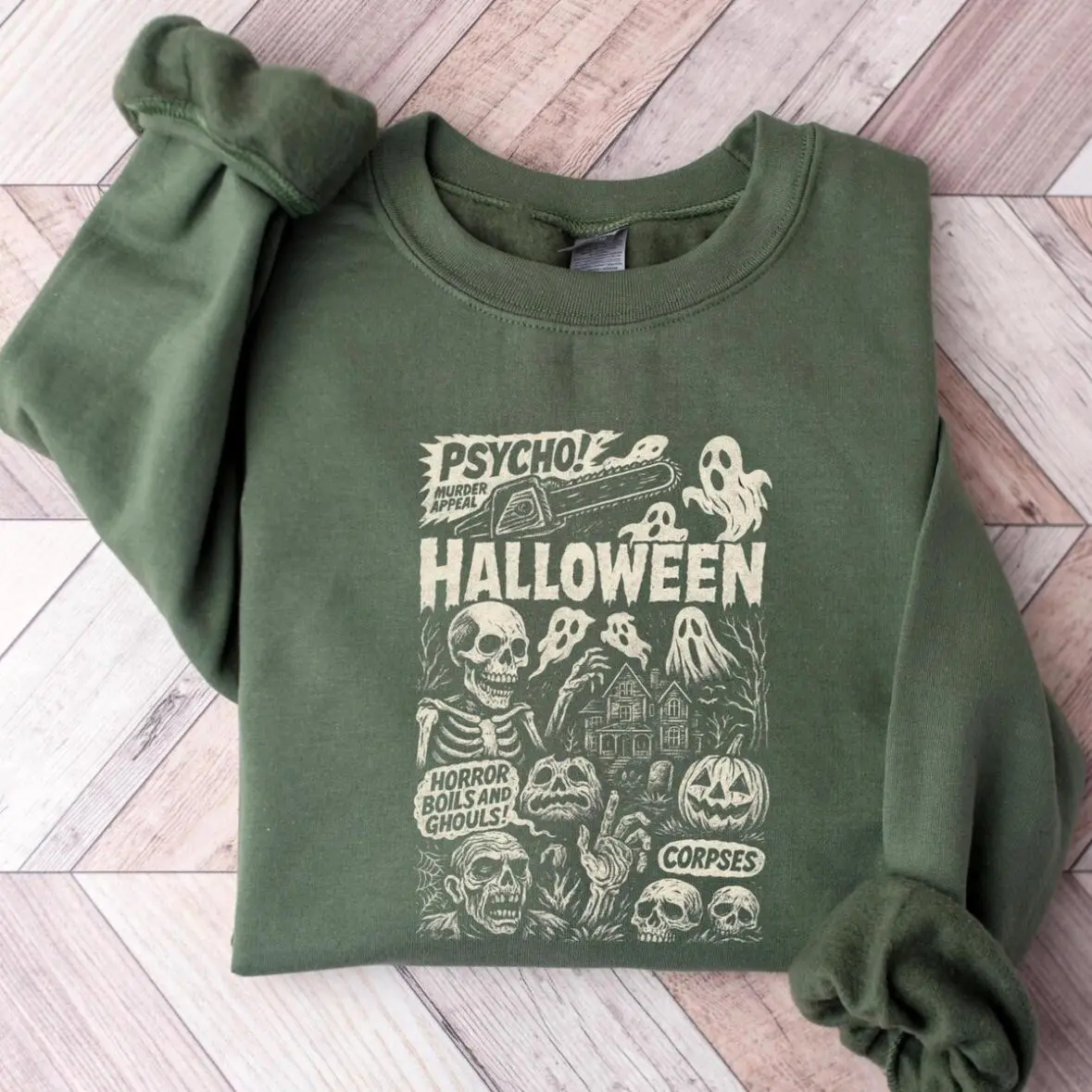 Halloween Psycho Shirt, Trendy Halloween T-Shirt, Classic Retro Halloween Shirt, Funny Halloween Shirt, Halloween Horrors