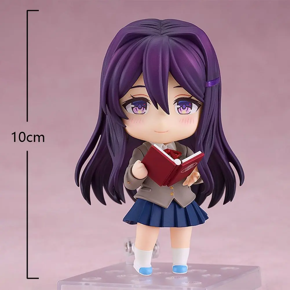 Mini figure Natsuki Yuri Monika action figure Natsuki Yuri Monika figurine Doll PVC Model Toys Statue Gift desktop ornament 10cm