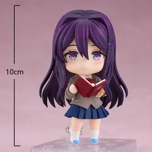 Mini figure Natsuki Yuri Monika action figure Natsuki Yuri Monika figurine Doll PVC Model Toys Statue Gift desktop ornament 10cm