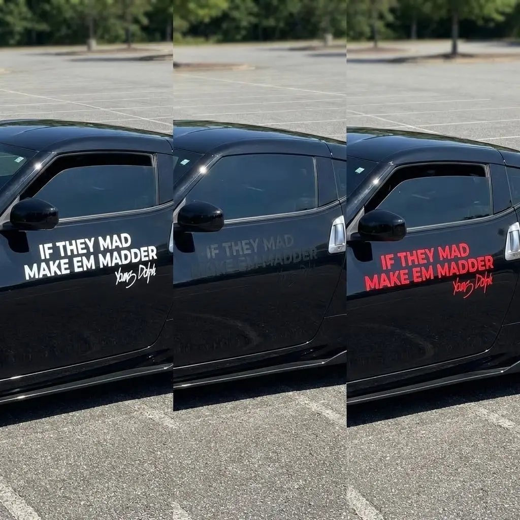 If They Mad Make Em Madder Sticker Funny Yound Dolph Quote Vinyl Decal ...