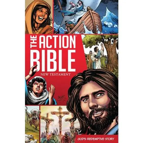 The Action Bible New Testament: God's Redemptive Story -- Sergio Cariello - Bible