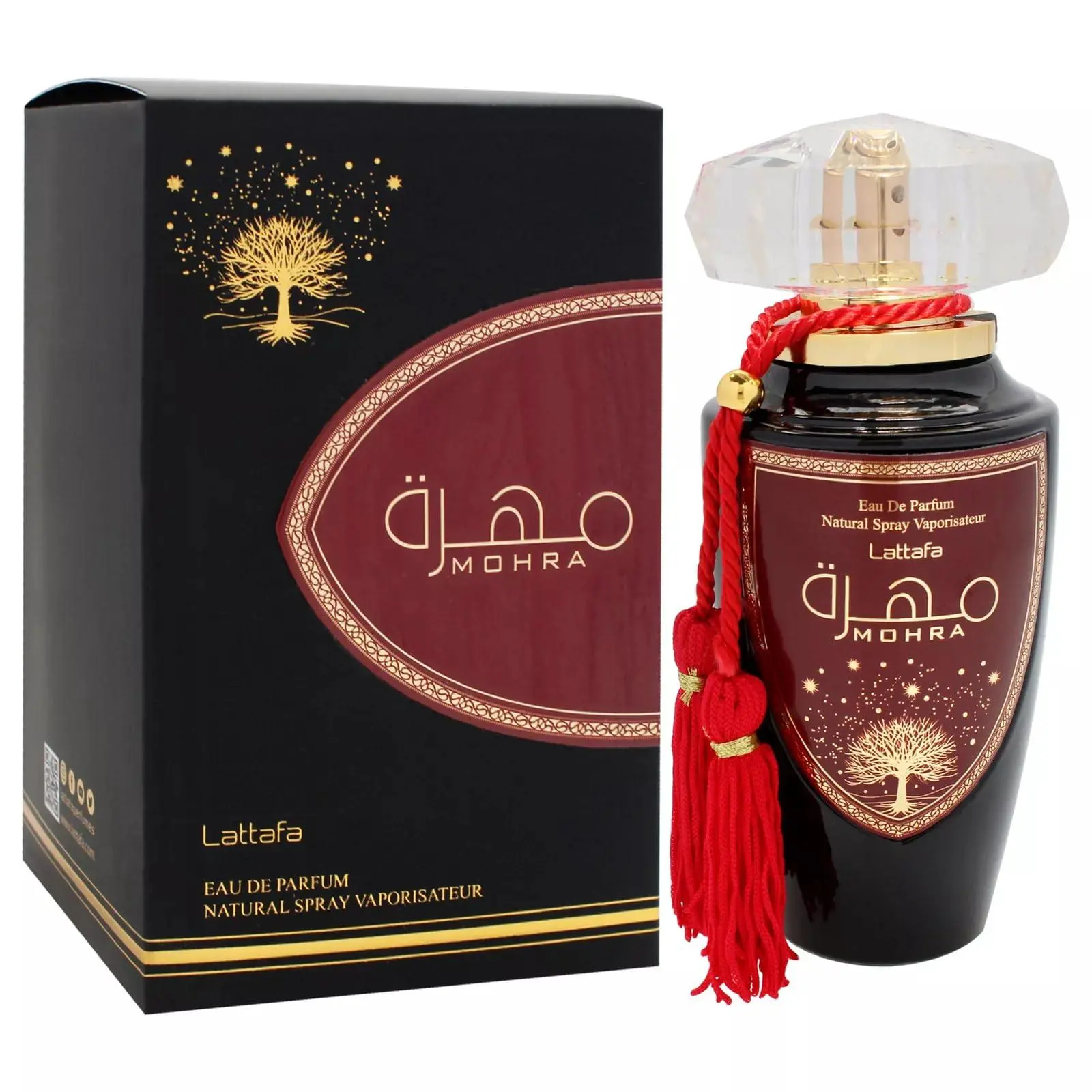 Lattafa Perfumes Mohra for Unisex Eau de Parfum Spray, 3.4 Ounce