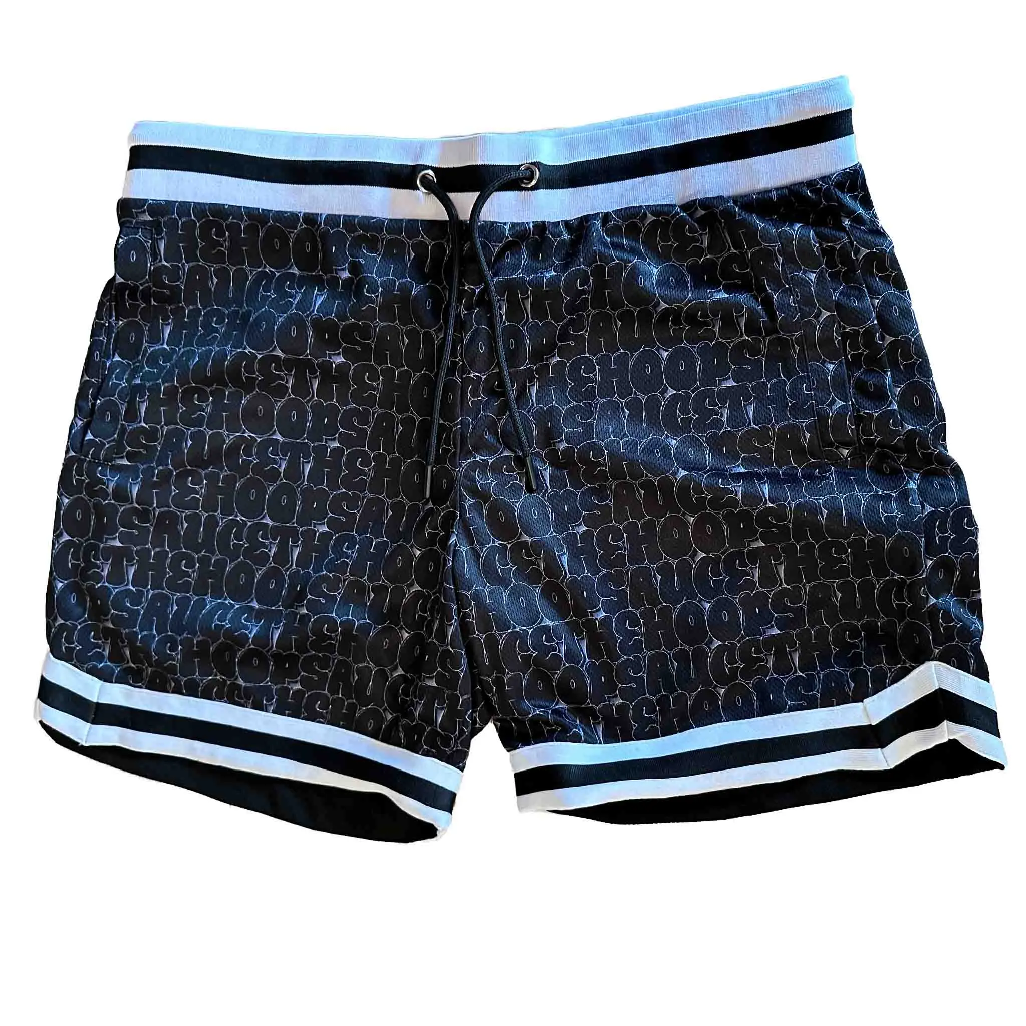 The Hoop Sauce Bubble Boy Mesh Basketball Shorts men short Men's Quick-Dry Athletic Shorts 1970s  basketball
