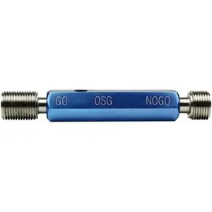 OSG USA, INC. Plug Thread Gage: M3x0.5 Thread, 6H Class, Double End, Go & No Go Handle Included 1500200100