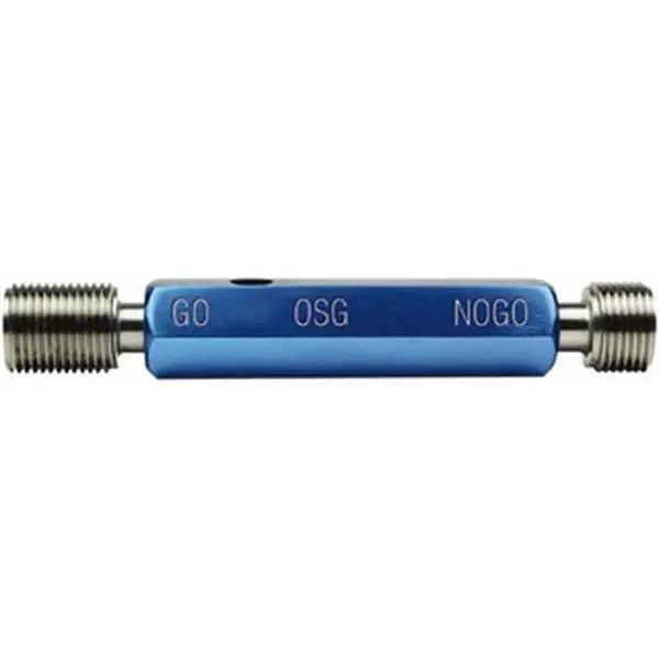 OSG USA, INC. Double End Plug Thread Gage Thread Checker - M10x1.0 Size, 6H Class, Go & No Go Handle Included, Manufacturer Part #1500201000