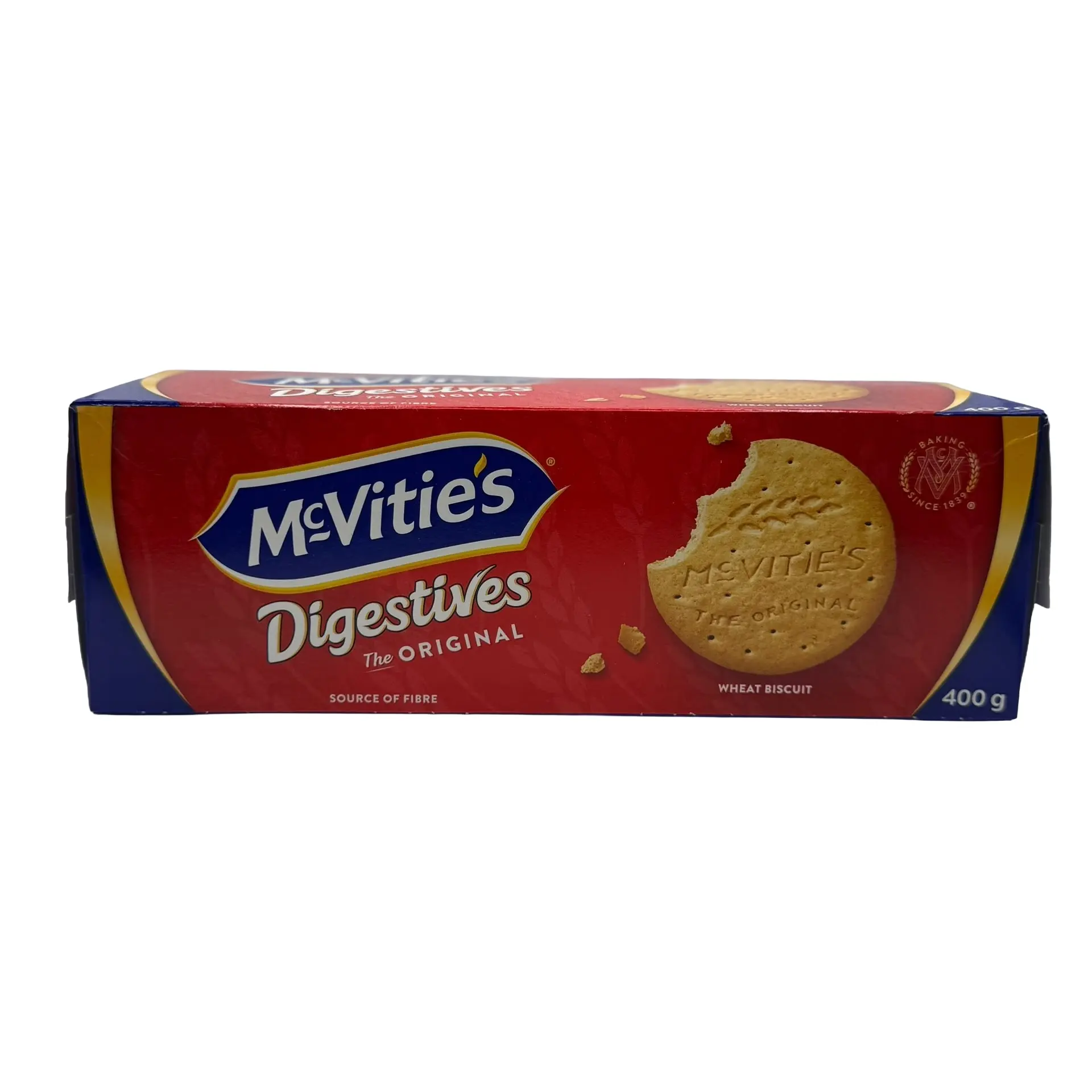Digestive Biscuits Made with Original Wheat Flour - Boxed Tea Snack Cookies, Box
