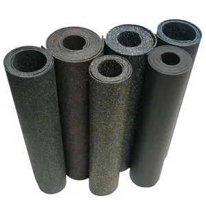Rubber-Cal Recycled Rubber Flooring Rolls - 3/16in Thick