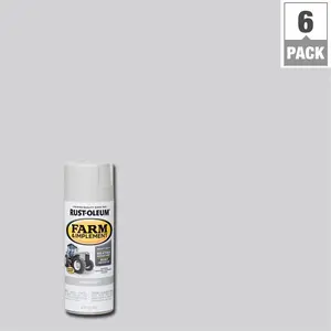 Rustoleum 280138 Farm Paint, Ford Gray - 12 oz
