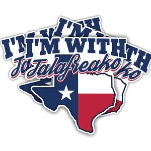 I'm with Talafreako James Talarico 2026 Senate Waterproof Vinyl Sticker Texas Liberal Political Activist Gift Decal 020