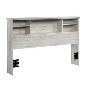 River Ranch Headboard, White Plank finish