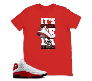 Sneaker Shirt to Match JD 13 Chicago – AJ13 OG Red White Sneaker Match T-Shirt