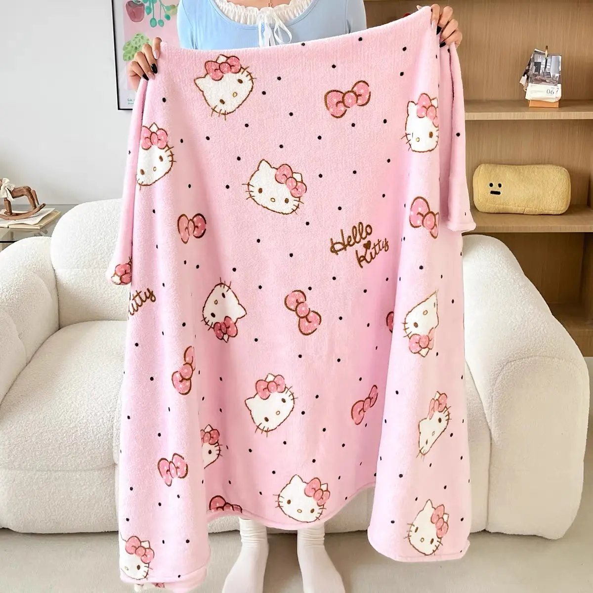 Sanrio Blanket Office Napping Blanket Thin Blanket Shawl Blanket Bed Sheet Cover Blanket