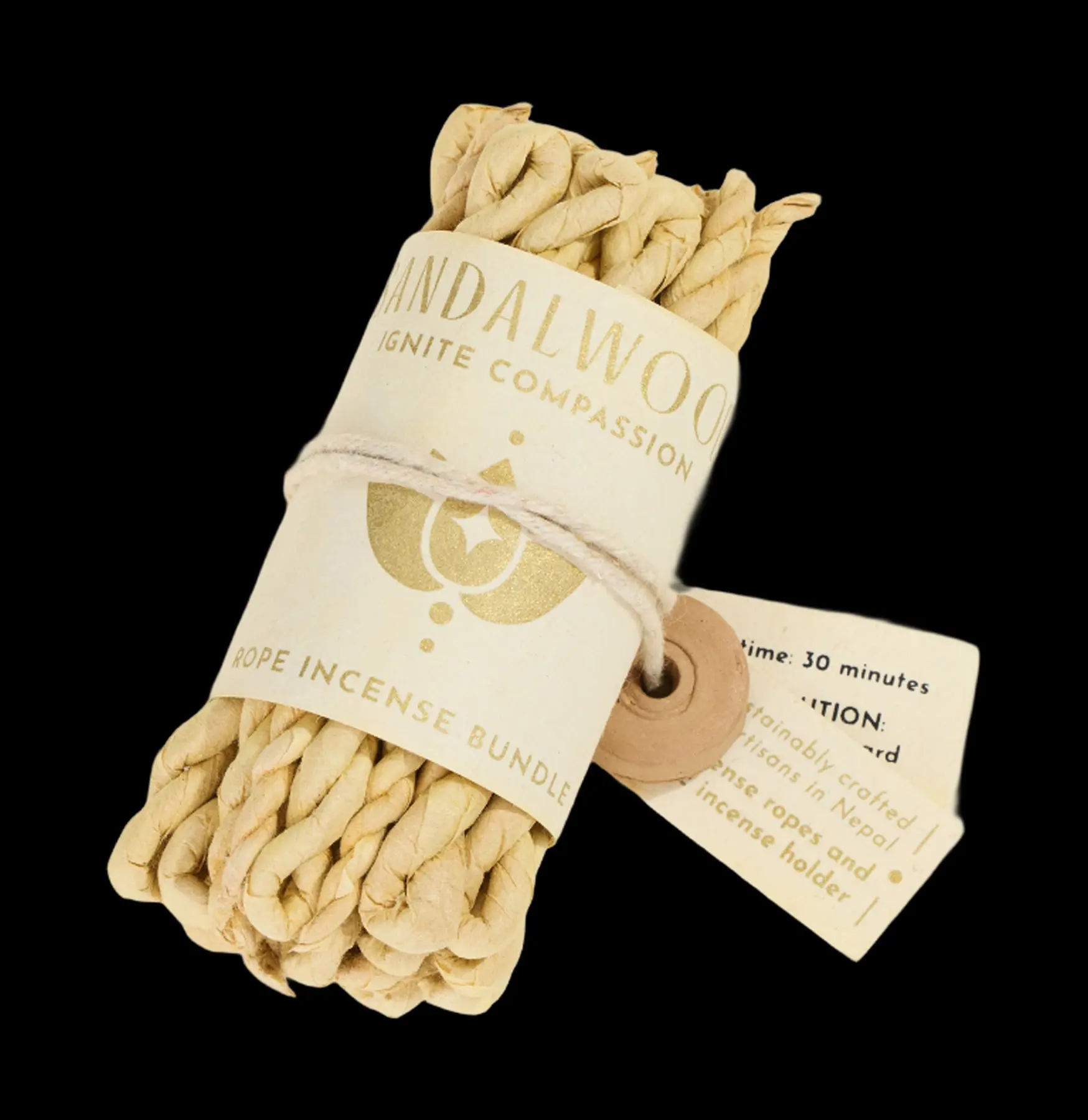 Sandalwood Rope Incense Bundle