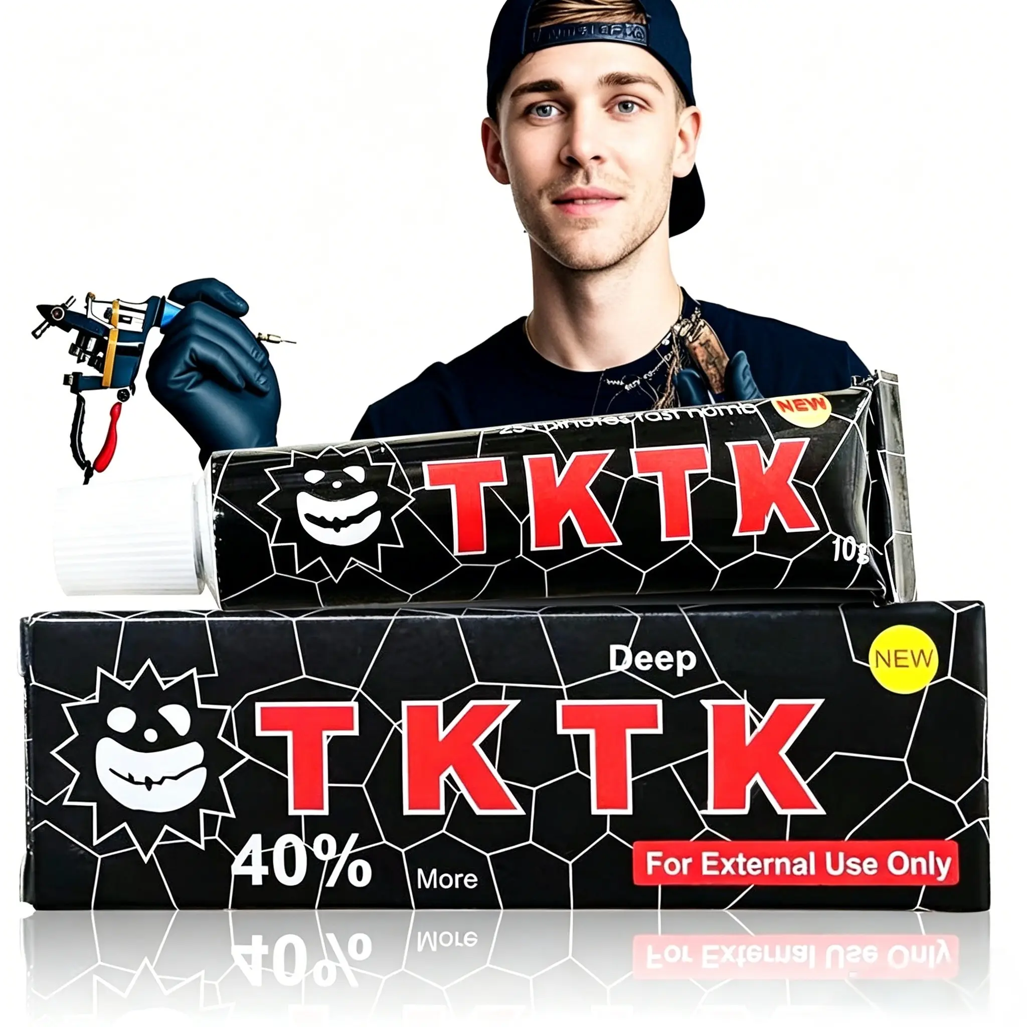 TK-TK Tattoo Cream,attooKream TK Cream, Waxing, Microneedling, Lecithin Tattoo Cream