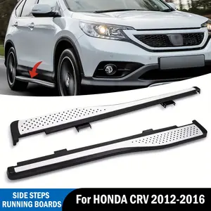 Running Boards Compatible With Honda CRV CR-V 2012 2013 2014 2015 2016 Models, Anti-Slip, Max Load To 350lbs, Side Steps Nerf Bars  Car Vehicle Installation