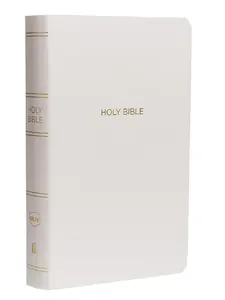 NKJV, Gift and Award Bible, Leather-Look, White, Red Letter, Comfort Print: Holy Bible, New King James Version Imitation Leather – January 30, 2018