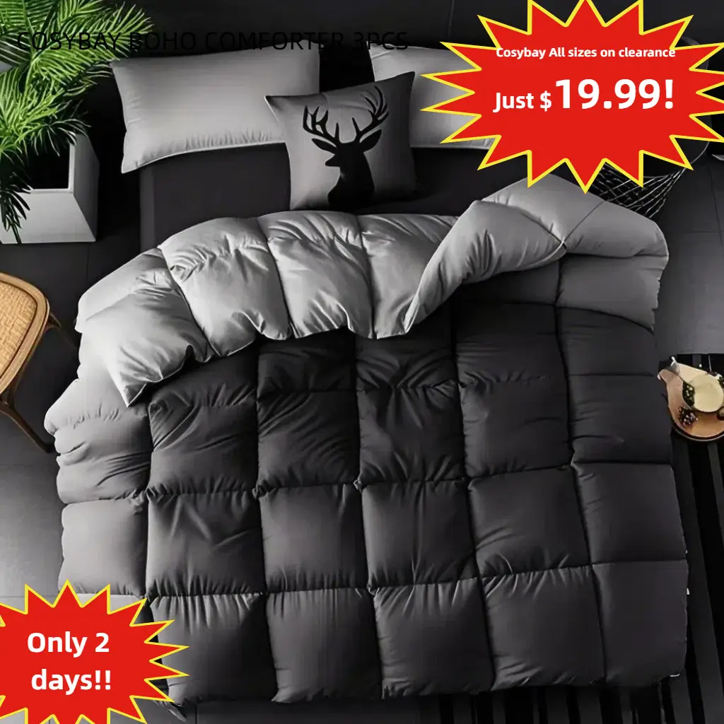 Cosybay Down Alternative Comforter Queen Size, (No Pillowcases, No Sheet), Soft Breathable Quilt with 4 Corner Tabs Machine Washable All-Season Lightw