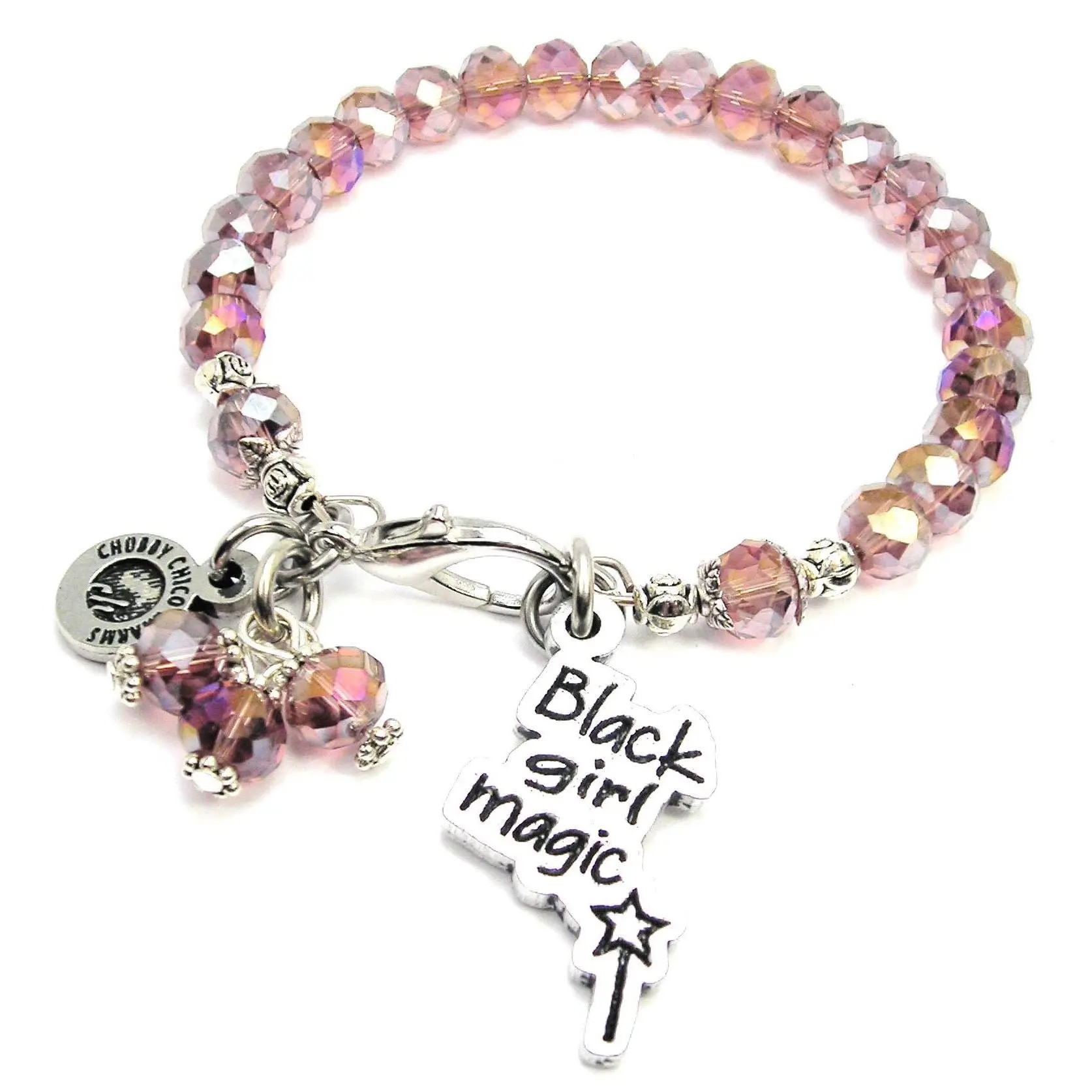 Black Girl Magic Splash Of Color Crystal Bracelet