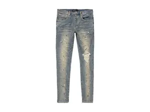 Purple Brand Purple Brand Mid Rise Destroy Paint Jeans Blue (men) by StockX