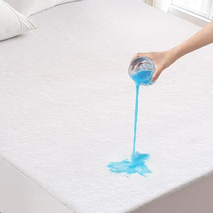 KATA Waterproof Secure Fitted Sheet - Mom's Choice, 100% Cotton Feel Soft Sheets, Stain-Blocking for Kids, Machine Washable, Eco-Friendly, Travel-Friendly Bedding (Fits 16"-24" Mattresses) | Mattress Protector for Bedroom, Secure Fitted Sheets