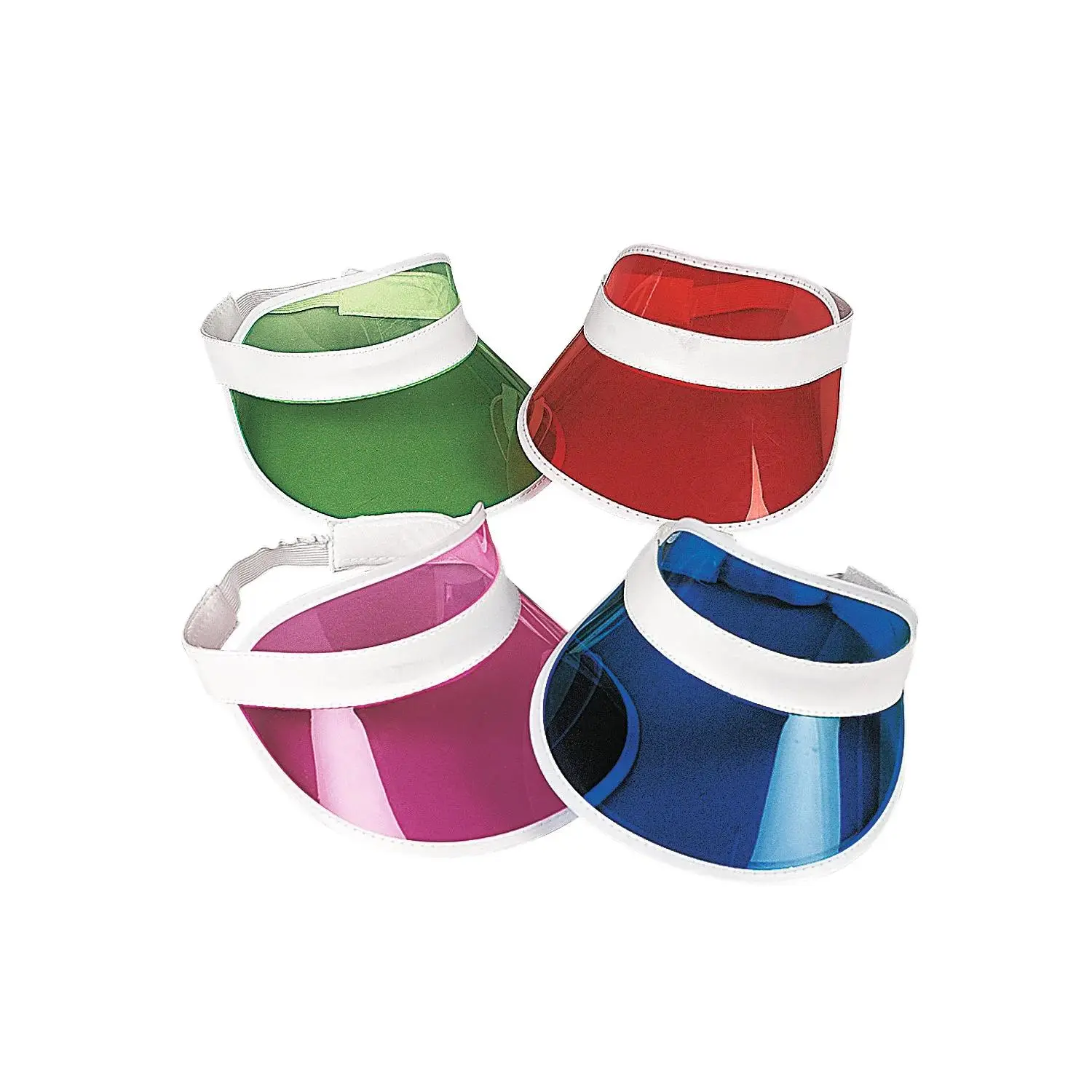 Plastic Transparent Visors - 12 Pc.